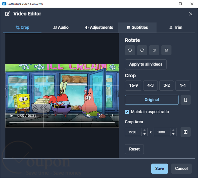 Softorbits Video Converter Screenshot