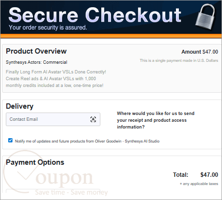 Synthesys Actors Coupon Code
