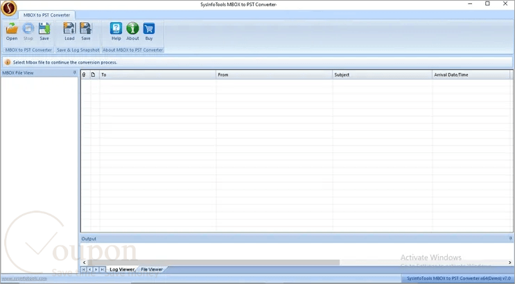 Sysinfo Mbox To Pst Converter Screenshot