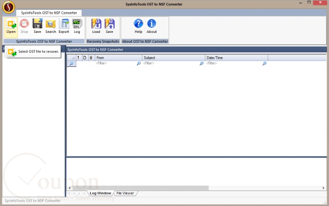 Sysinfo Ost To Nsf Converter Screenshot