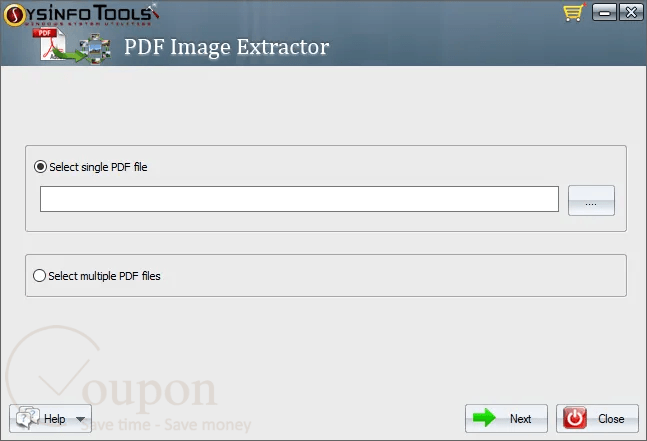 Sysinfo Pdf Image Extractor Screenshot
