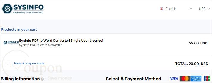 Sysinfo Pdf To Word Converter Coupon Code