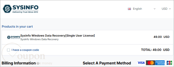 Sysinfotools Data Recovery Coupon Code