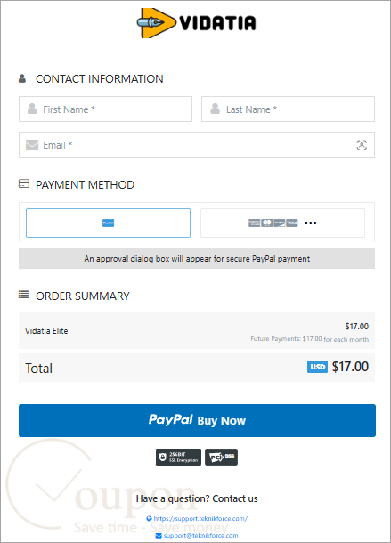 Vidatia Coupon Code