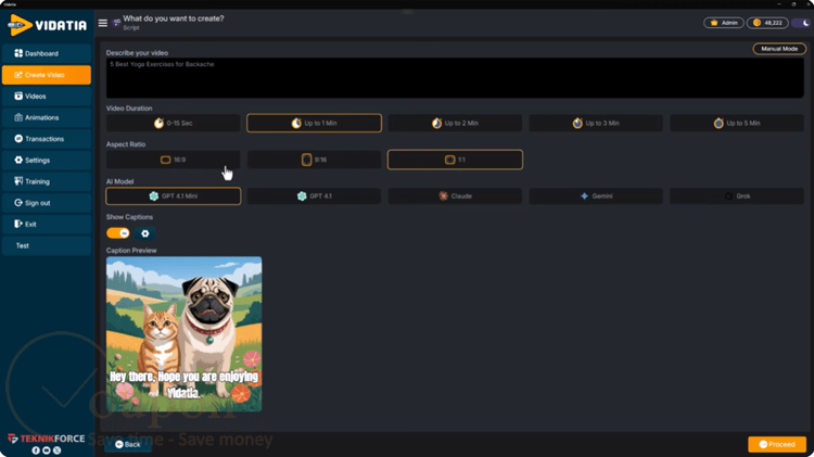 Vidatia Screenshot