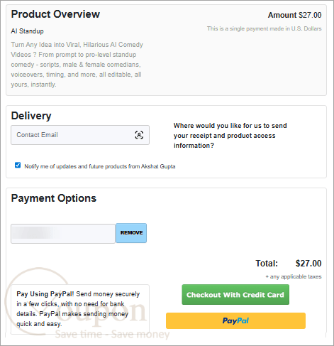 Ai Standup Discount Code