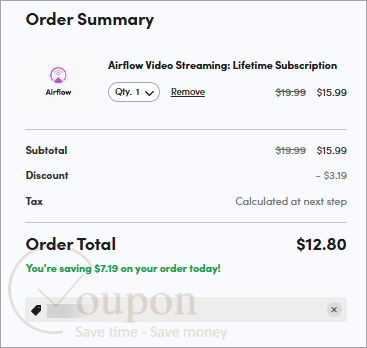Airflow Video Streaming Coupon Code