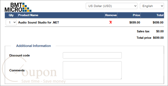Audio Sound Studio For Net Coupon Code