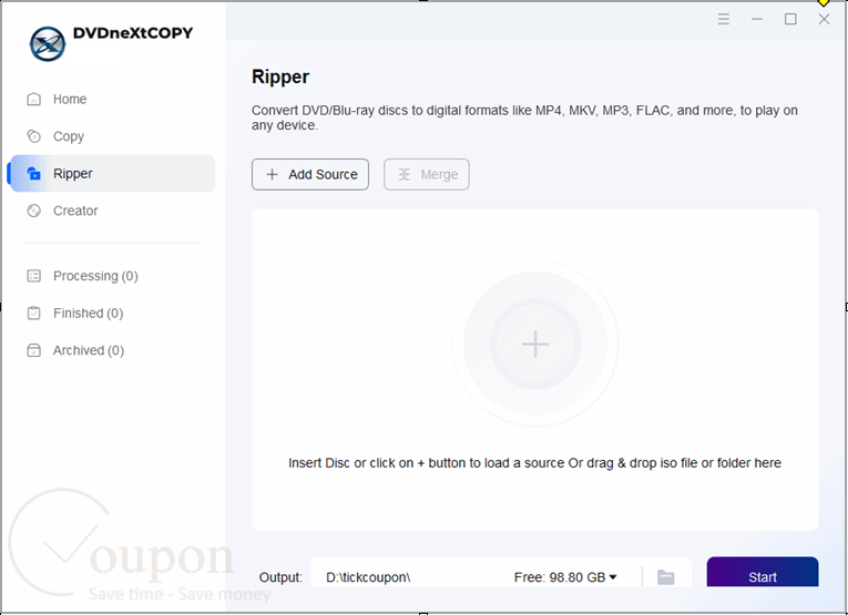 Dvdnextcopy Dvd Ripper Screenshot 2026