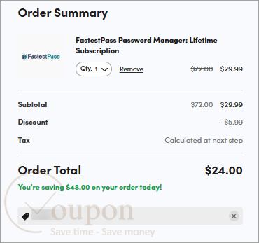 Fastestpass Password Manager Coupon Code