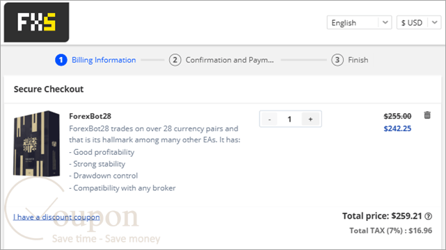Forexbot28 Coupon Code