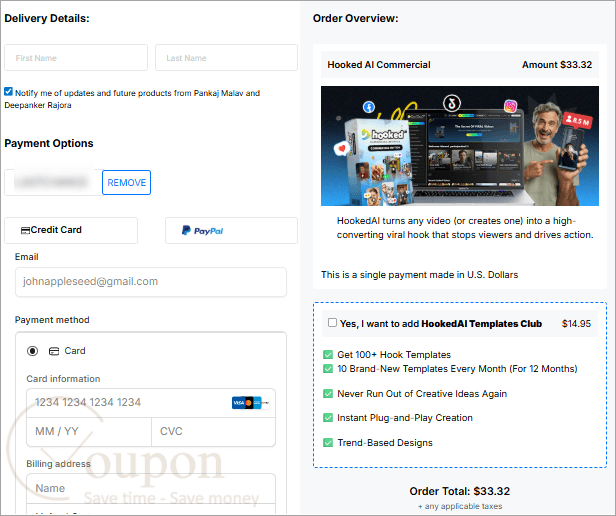 Hooked Ai Coupon Code