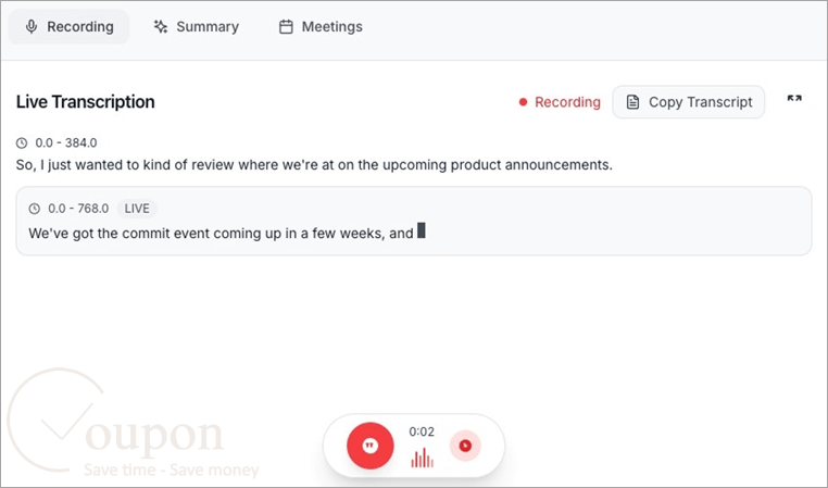 Meetscribe Pro Screenshot