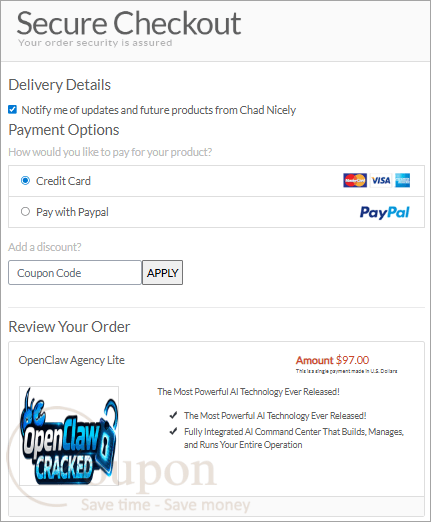 Openclaw Agency Coupon Code