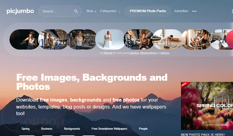 Picjumbo Screenshot