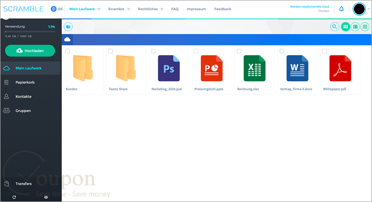 Scramble Cloud Screenshot