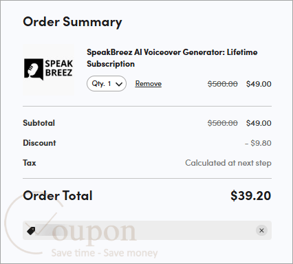 Speakbreez Coupon Code