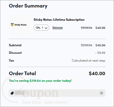 Sticky Notes Coupon Code