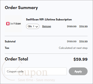 Swiftscan Coupon Code