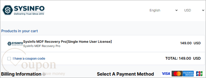 Sysinfo Mdf Recovery Pro Coupon Code