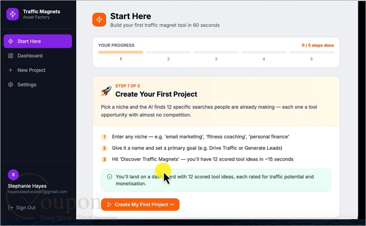Traffic Magnets Screenshot