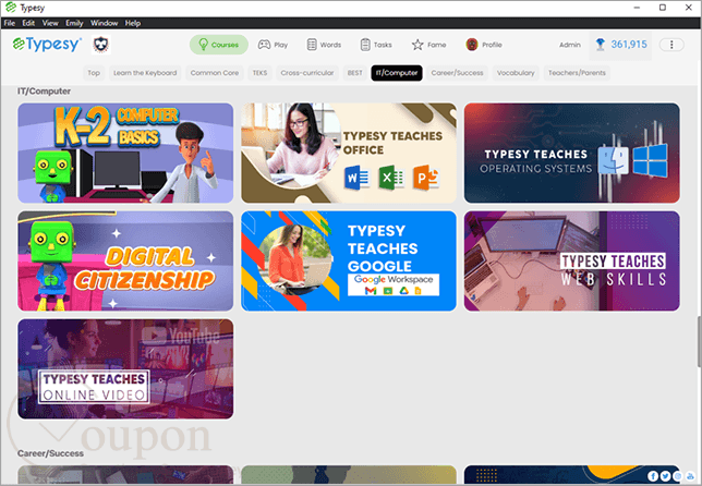 Typesy Teaches Screenshot