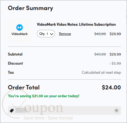 Videomark Coupon Code
