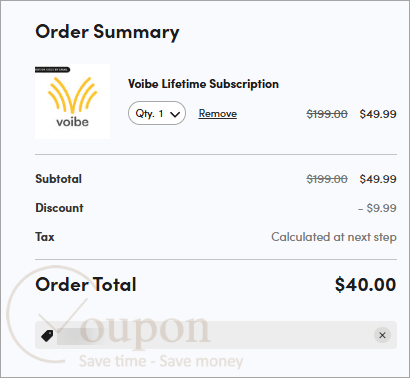 Voibe Coupon Code