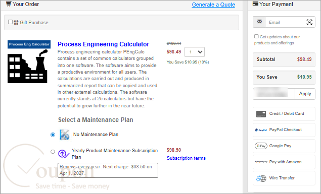 Webbusterz Process Engineering Calculator Coupon Code