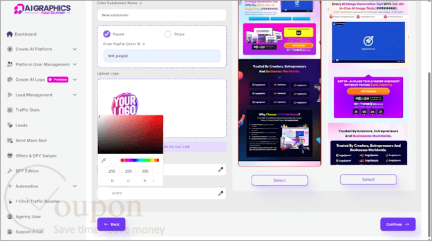 Ai Graphics App Builder Screenshot