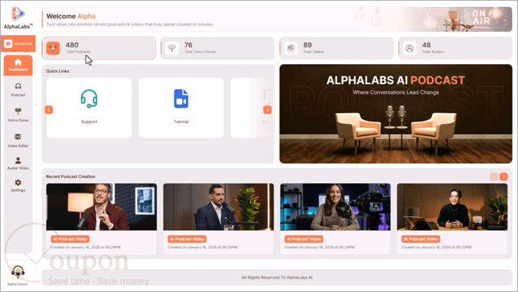Alphalabs Ai Screenshot