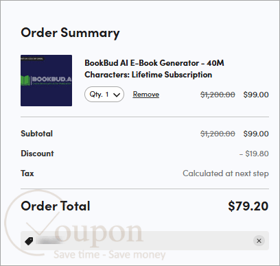 Bookbud Ai Coupon Code