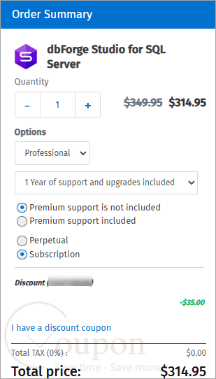 Dbforge Studio For Sql Server Coupon Code