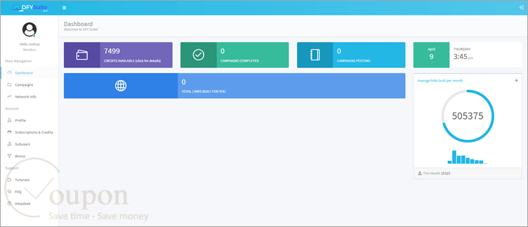 Dfy Suite Screenshot