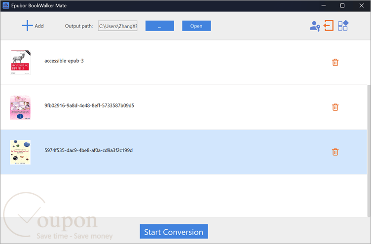 Epubor Bookwalker Mate Screenshot