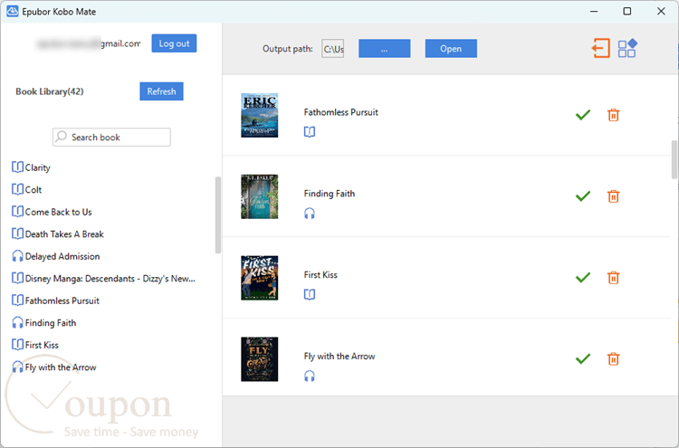 Epubor Kobo Mate Screenshot