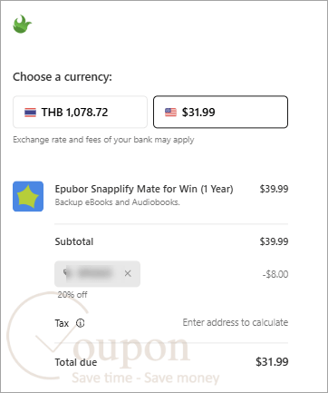 Epubor Snapplify Mate Coupon Code