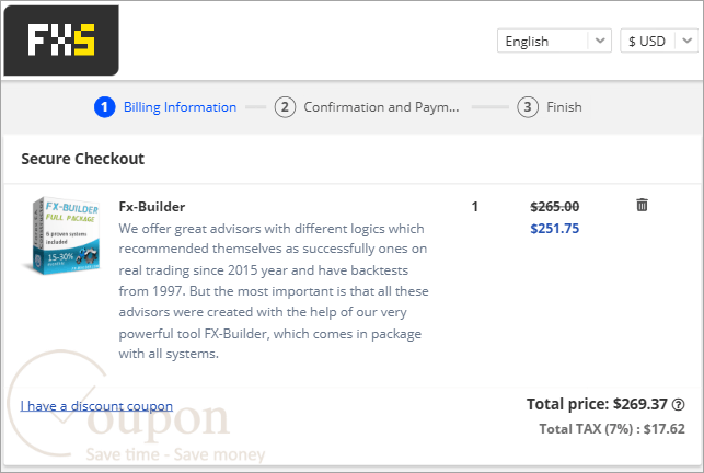 Fx Builder Coupon Code