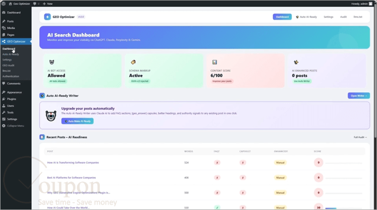 Geo Optimizer Screenshot