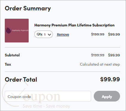 Harmony Coupon Code