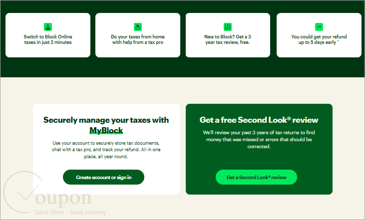 Hr Block Screenshot