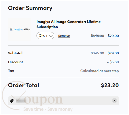Imagiyo Coupon Code