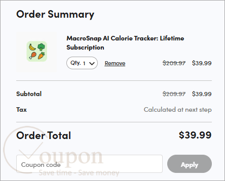 Macrosnap Ai Coupon Code