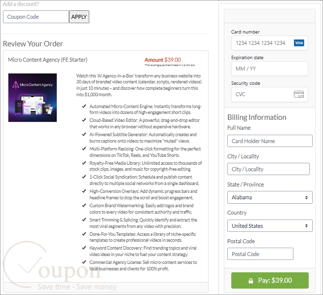 Micro Content Agency Coupon Code