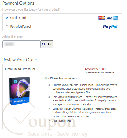 Omnisitesai Coupon Code