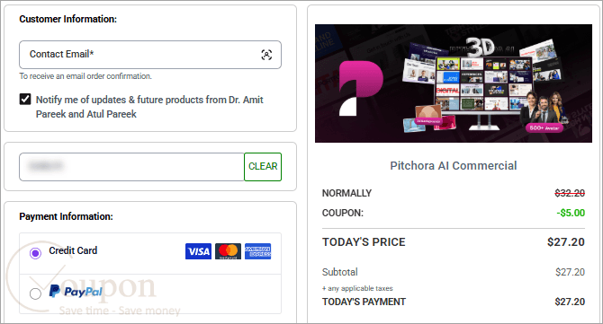 Pitchora Ai Coupon Code