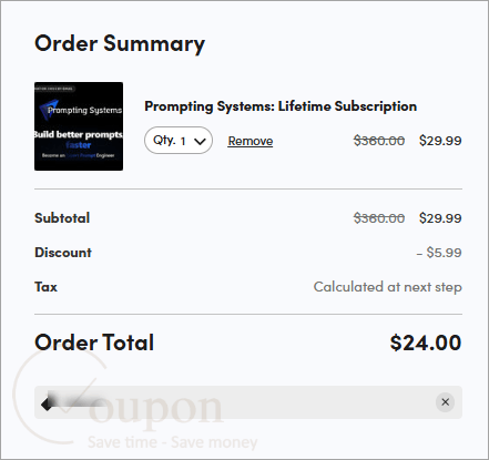 Prompting Systems Coupon Code