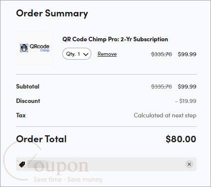 Qr Code Chimp Coupon Code