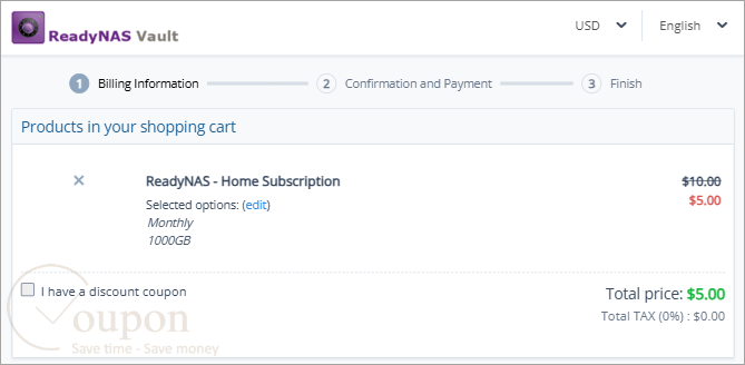 Readynas Coupon Code