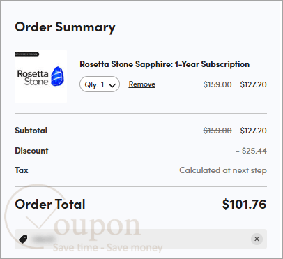 Rosetta Stone Coupon Code